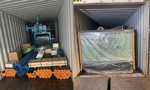 One set of FY300 drilling rig and KSZJ-29/23 G air compressor shipped to the Philippines